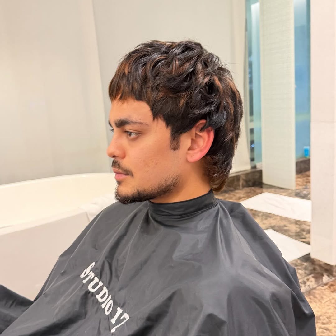 Men's precision fade haircut at Studio 17 Salon DLF Phase 1 Gurgaon